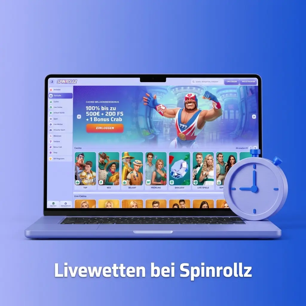 Livewetten bei Spinrollz im Sportbereich