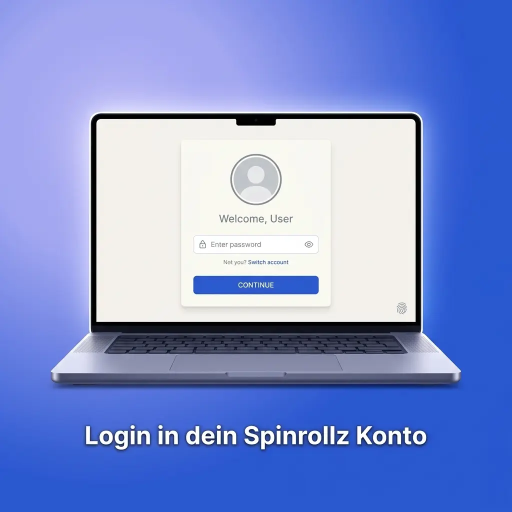 Login in das Spinrollz Konto