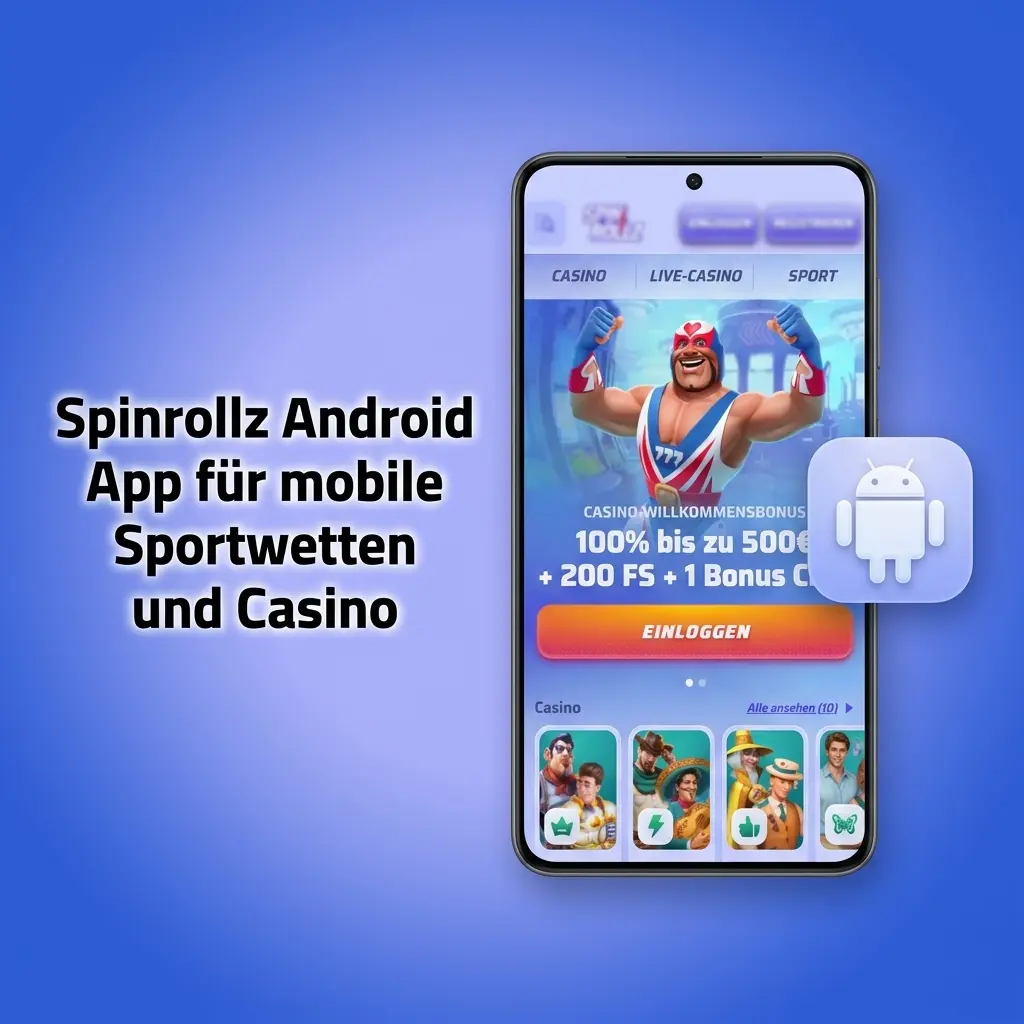 Spinrollz Android App für Sportwetten und Casino