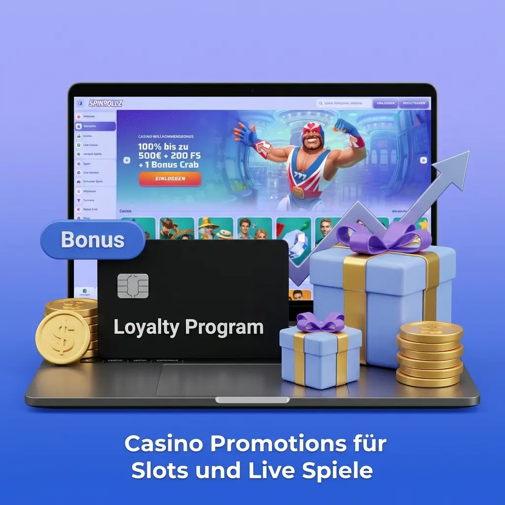 Casino Promotions für Slots und Live Spiele