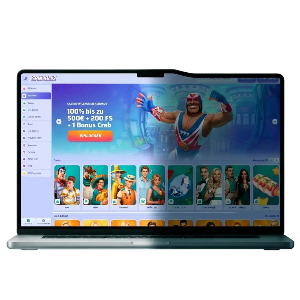 Spinrollz Germany Casino und Sportwetten Plattform