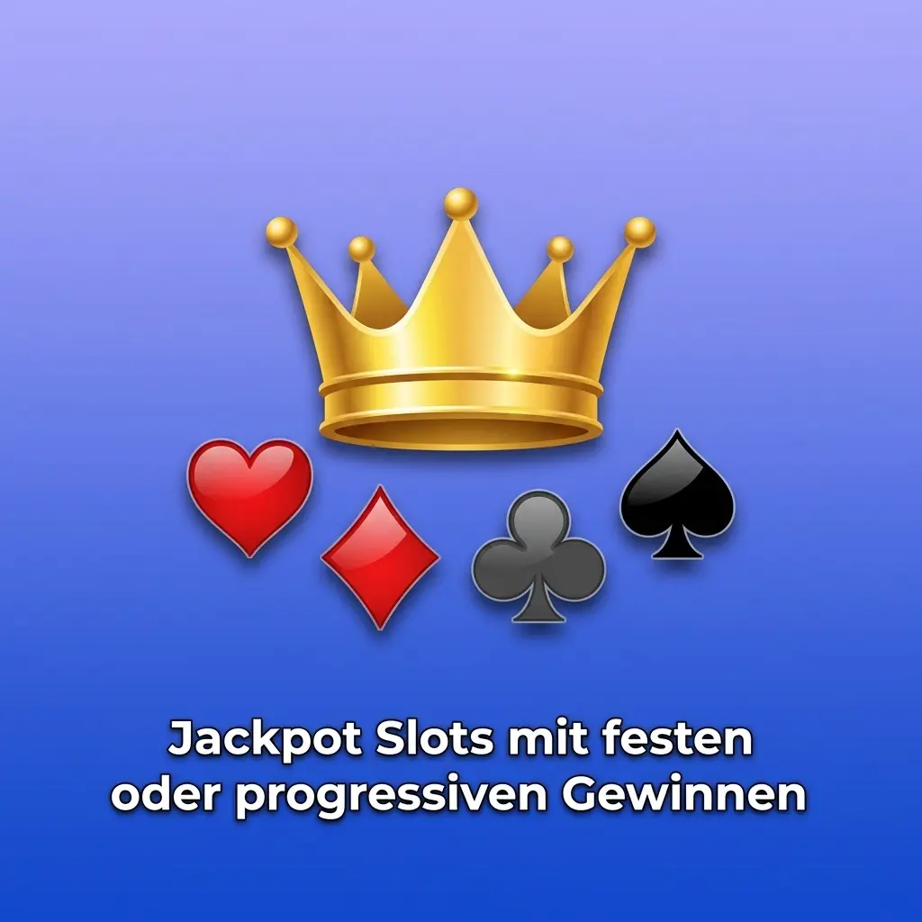 Jackpot Slots mit festen oder progressiven Gewinnen