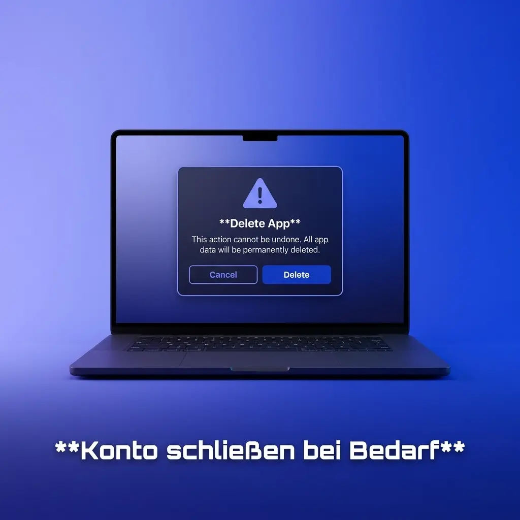 Symbolbild zur sicheren Schließung eines Spielkontos