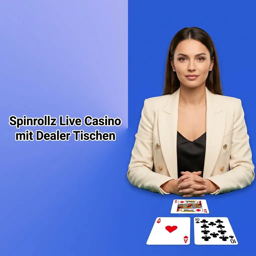 Live Casino Dealer Tische mit Roulette und Karten