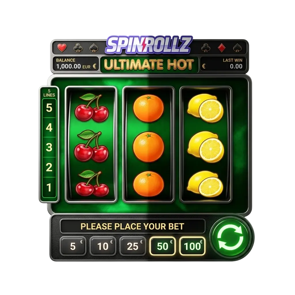 Spinrollz Spielautomaten Lobby