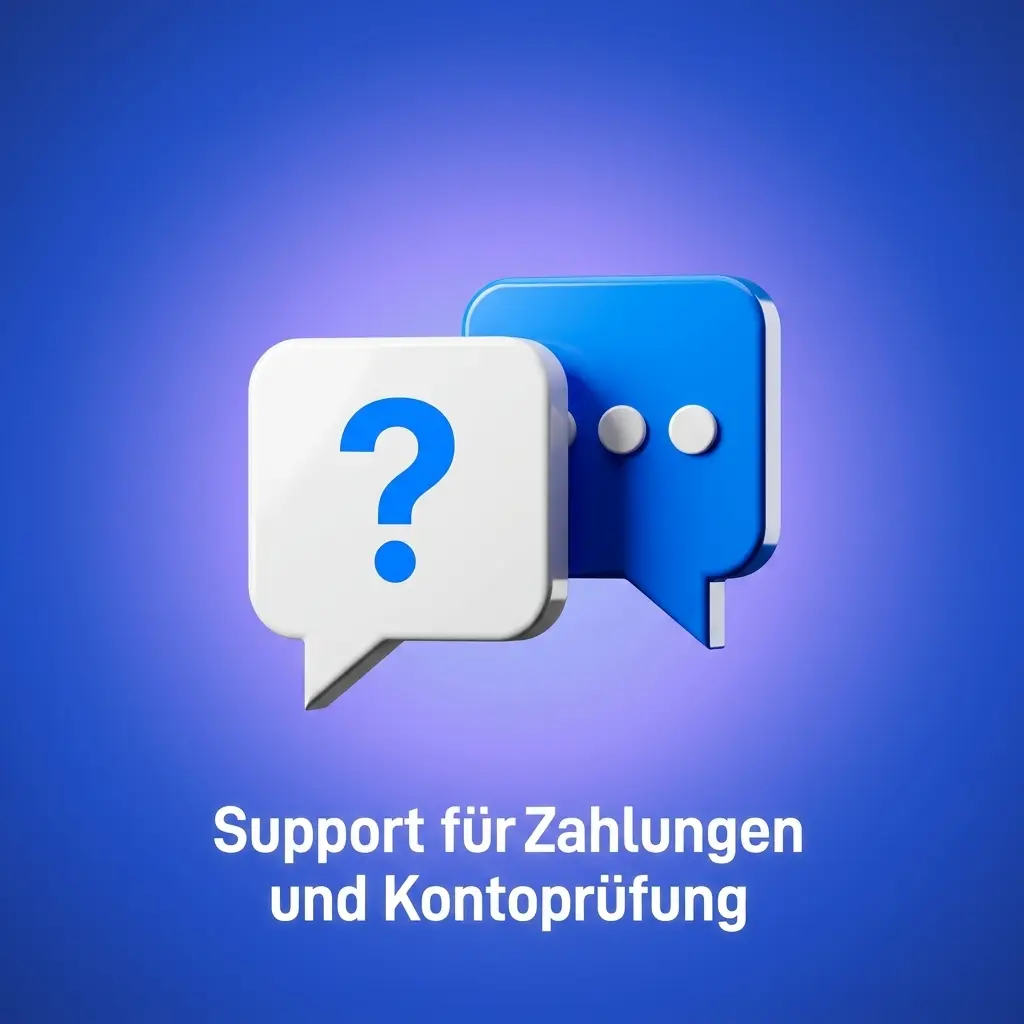 Zahlungs- und Kontosupport im Account