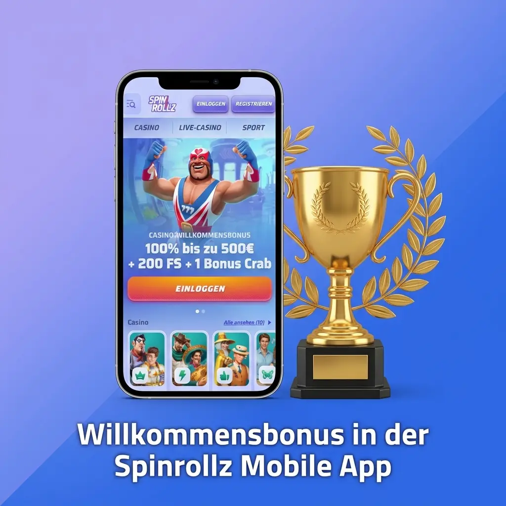 Bonusangebot in der Spinrollz App